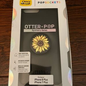 New Otterbox Case for Apple iPhone 7/8plus w/ Pop socket